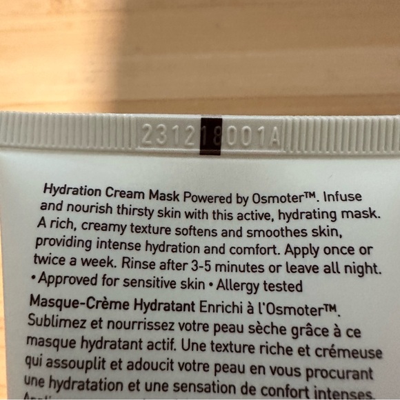 AHAVA Time to Hydrate Hydration Facial Cream Mask, 3.4 fl. oz. New In Box - Picture 4 of 5